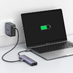 HUB USB-C UGREEN 60515 2 USB-A 3.0, 1 USB-C PD CARGA 100W, HDMI, RJ45, LECTOR TARJETAS SD, MICRO SD, USO SIMULTANEO, CABLE DE NYLON TRENZADO, CAJA DE ALUMINIO