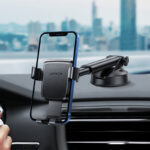 Soporte De Celular Para Automovil Con Ventosa Ugreen 60990B, Ajustable 270°/Rotable/Estirable 4" A 7"/Color Negro