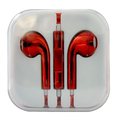 Auricular Brobotix - Audífonos, Rojo, Alámbrico
