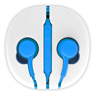Audífono Aislador Brobotix Audífono Aislador P/Android Azul – Azul, Alámbrico, Universal, 1 M