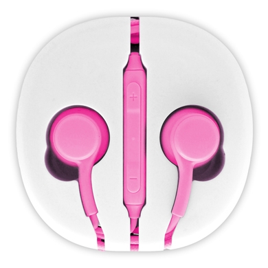 Audífono Aislador Brobotix Audífono Aislador P/Android Rosa – Rosa, Alámbrico, Universal, 1 M