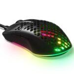 Mouse Para Juegos Steelseries Aerox 3 Alambrico. Súper Ligero. Sensor Óptico De Aire Truemove De 18.000 Cpi. Diseño Ultraligero De 68 G Resistente Al Agua.
