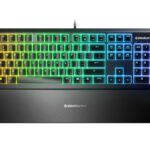 Teclado Steelseries Apex 3 Rgb Gaming. Iluminación Rgb De 10 Zonas. Ip32 Resistente Al Agua  -