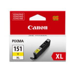 Cartucho De Tinta Canon Cli-151Xl Y, Amarillo, 6480B001Aa