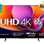Smart Tv 65" Hisense 65A65Nv LED 4K UHD/3840X2160Mp/USB 2.0/HDMI 2.0/Color Negro