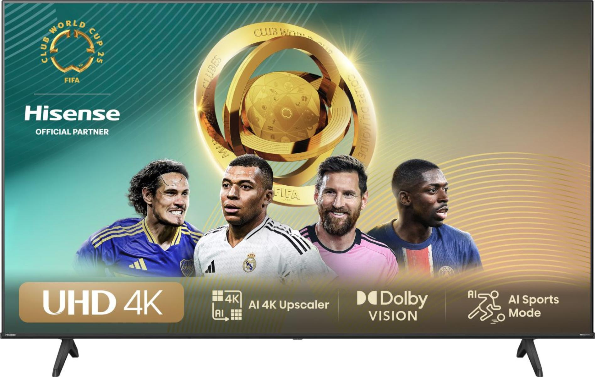 SMART TV 65" HISENSE 65A6N GOOGLE TV/UHD/3840×2160P/HDMI/USB/COLOR NEGRO