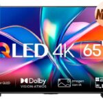 Smart Tv 65" Hisense 65Qd6Qv Vidaa/QLED/4K UHD/3840X2160P/HDMI/USB 2.0/Color Negro