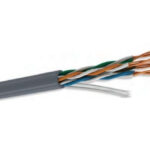 Bobina Utp Cat5E Para Interior - 4 Pares, 24 Awg, Bobina De 305 Mts, 100 Cobre, Condumex 66445632, Color Gris
