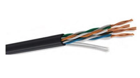 Bobina Utp Cat6 Para Exterior – 4 Pares, 23 Awg, Bobina De 305 Mts, 100 Cobre, Condumex 667666-45, Color Negro