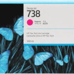 Cartucho De Tinta HP 738 Color Magenta/300Ml/676M7A