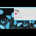 Cartucho De Tinta HP 738 Color Magenta/300Ml/676M7A