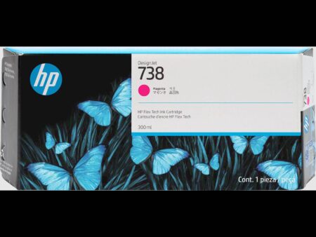 Cartucho De Tinta HP 738 Color Magenta/300Ml/676M7A