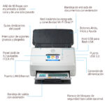 Escaner HP Scanjet Enterprise Flow N7000 Snw1, Adf, Resolucion 600 Dpi, 6Fw10Abgj