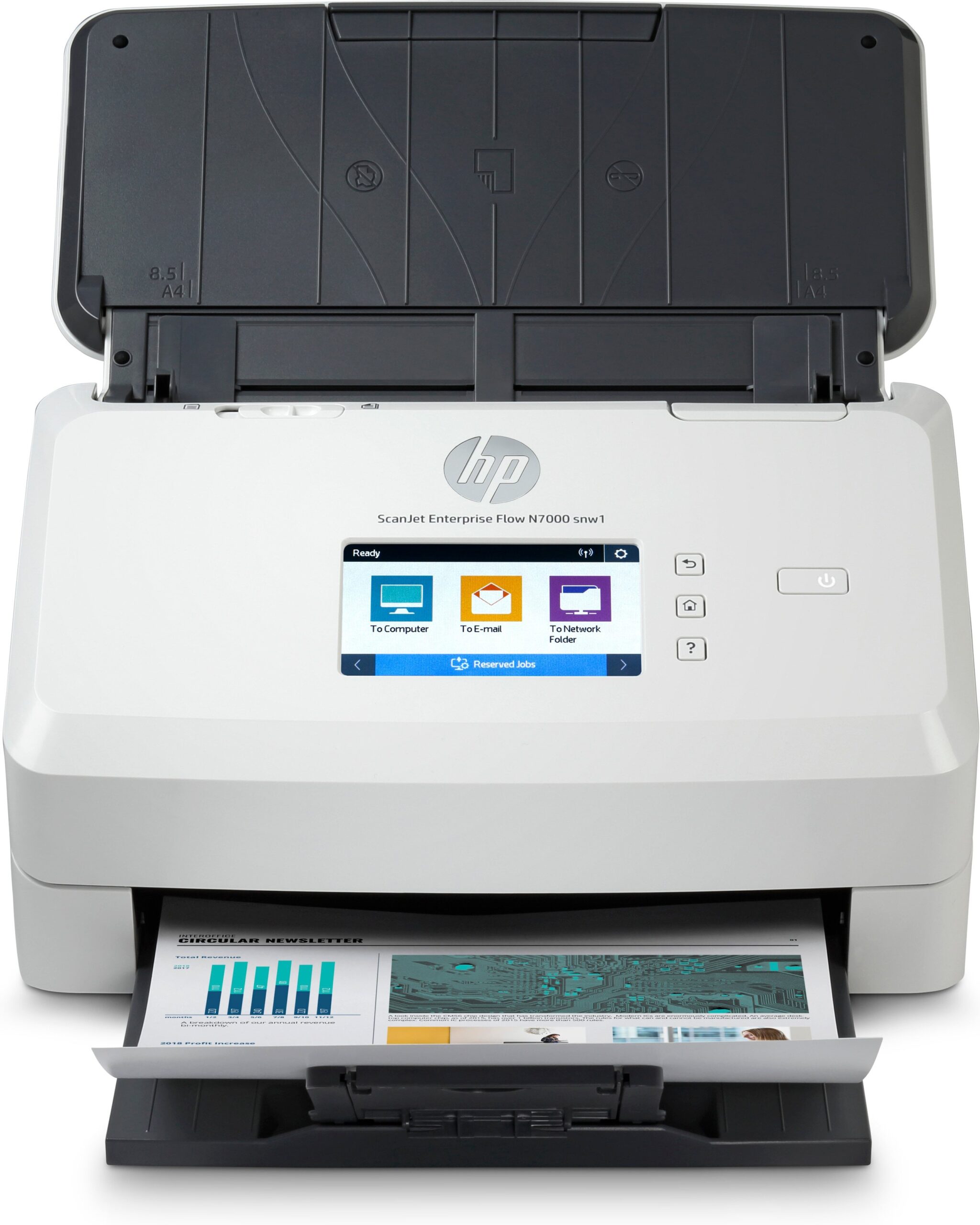 Hp Scanjet Enterprise Flow N7000 Snw1 Escáner Alimentado Con Hojas 600 X 600 Dpi A4 Blanco