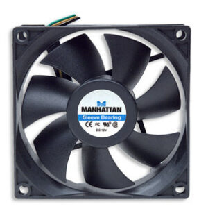 VENTILADOR DE 80MM MANHATTAN 700955, 3 PINES