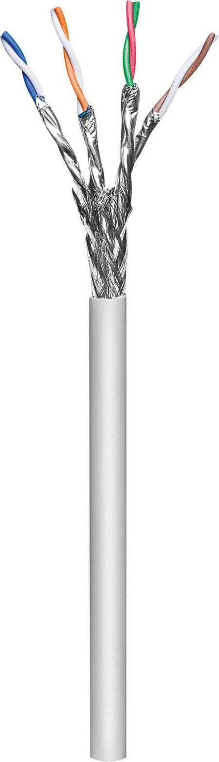 Bobina Cat 6A Sftp 305M Solida Gris