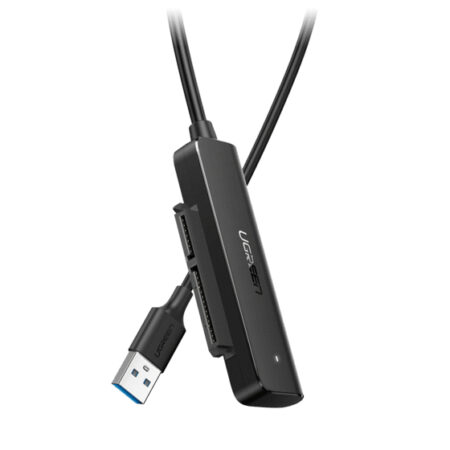 Cable Adaptador SATA A USB 3.0/SATA 3.0/2.0 Ugreen 70609 Soporta HDD Y SSD De 2.5″/Soporta S.m.a.r.t, Trim, Uasp, 50Cm