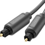 Cable De Audio Optico Toslink Macho Ugreen 70893 3 Metros, Negro