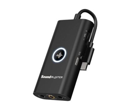 Tarjeta De Sonido USB – C Portátil Creative Sound Blaster G3- Sb1830 G3 –