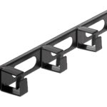 Organizador De Cables Manhattan 711050 19"/1U Con Anillo De Plastico De 53 Mm