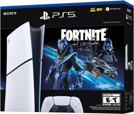 Consola Playstation 5 Slim Edición Digital. Bundle Fortnite –