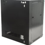Gabinete Para Pared 19" Intellinet 711869 12U/Hasta 60 Kg/Color Negro