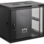 GABINETE MURAL DE 19" INTELLINET 711906 12U/ENSAMBLADO/450 MM/60 KG/COLOR NEGRO