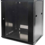 Gabinete Para Pared 19" Intellinet 15U, Hasta 60Kg, Color Negro, 711951