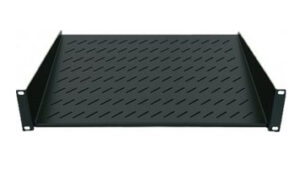 CHAROLA P/RACK 19" INTELLINET 712514 2U/FIJA/DESLIZABLE/40CM/VENTILADA/SOPORTA 25KG/COLOR NEGRO