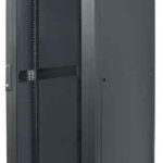 Gabinete 19" Intellinet 713184 Rack Cerrado/42U/Puerta Cristal/600X800/Flatpack/1,500 Kg/Color Negro