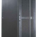 Gabinete 19" Intellinet 713276 Puertas De Acero Perforadas/42U/800X1000/Flatpack(N/Ensamblado)/1,500 Kg/Color Negro