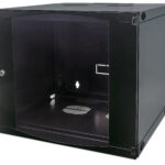Gabinete 19" Intellinet 713849 Mural Abatible/9U/Flatpack/30 Kg/Color Negro