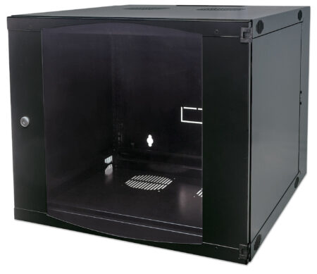 Gabinete Mural Abatible 19″ Intellinet 713863 12U/Flatpack/600 Mm/30 Kg/Color Negro
