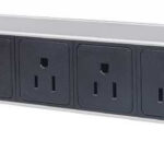 713993 Barra Multicontacto Con 8 Salidas Para Montaje En Rack De 19", Tipo Eu, Protección Contra Sobrecargas,Cable De Alimentación 3M