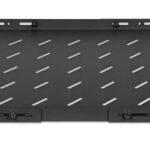 Charola P/Rack 19" Intellinet 714112, 1U Fija/55-75Cm/Ventilada/20 Kg/Color Negro