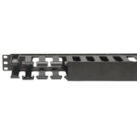 Organizador Horizontal De Cable 19" Intellinet 1U/Con Cubierta/Color Negro/714679