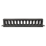 Organizador Horizontal De Cable 19" Intellinet 1U/Con Cubierta/Color Negro/714679