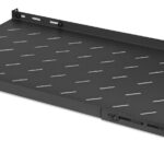 Charola P/Rack 19" Intellinet 714716 1U Fija Extensible/75-95Cm/Con Rieles Variables Para Montaje/Ventilada/20Kg/Color Negro