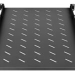 Charola P/Rack 19" Intellinet 714716 1U Fija Extensible/75-95Cm/Con Rieles Variables Para Montaje/Ventilada/20Kg/Color Negro