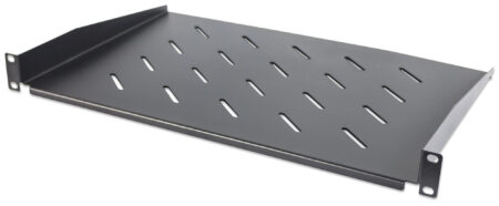 Charola Fija Rack O Gabinete 19In 1U 30Cm Ventilada Soporta 25Kg