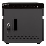 Estacion De Carga 10 Puertos USB-C Manhattan 715942 180 W/Color Negro