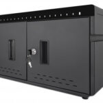Gabinete Profesional De Carga Manhattan 715959/20 Puertos USB-C/Bahias Para Telefonos Y Tabletas De Hasta 10.9"/360W/Color Negro