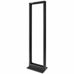 Rack De Piso, 2 Postes, 19, 42U, Carga Estática Máxima De 200 Kg (440 Lbs.), Negro, Acero, Intellinet 715980