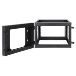 RACK ABIERTO DE 19" INTELLINET 716031 6U/PARA MONTAJE EN PARED/4 POSTES/40 KG/ENSAMBLADO/COLOR NEGRO