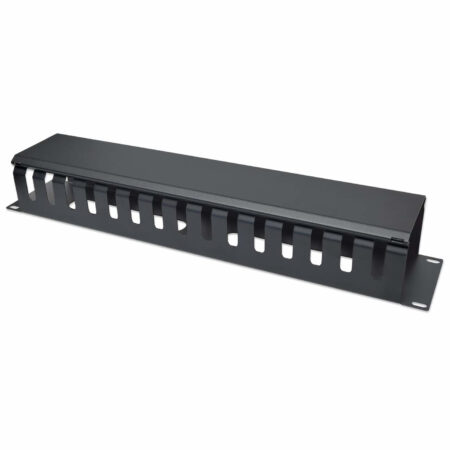 Organizador Horizontal Cables R J45 Utp Rack 19In 2U Metalico