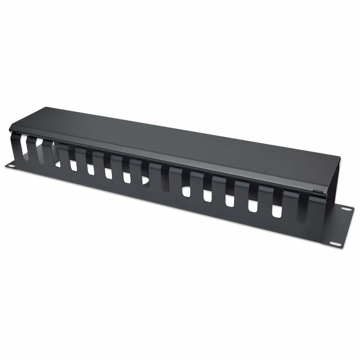 Organizador De Cables Horizontal 19" 2u Acero/negro Intellinet 716062