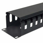 Organizador Horizontal Cables R J45 Utp Rack 19In 2U Metalico