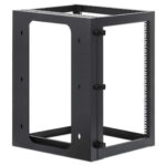Rack Abierto De 19" Intellinet 716161 15U/Para Montaje En Pared/4 Postes/40 Kg/Ensamblado/Color Negro