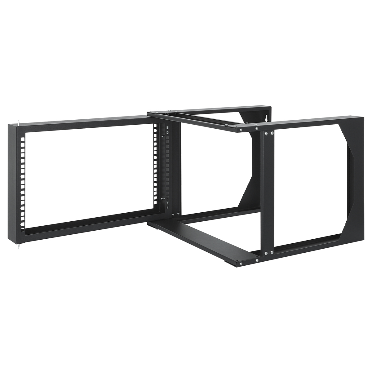 Rack Abierto De 19" Intellinet 716178 6u/para Montaje En Pared/2 Postes/30 Kg/flat-pack/color Negro