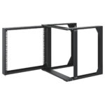RACK ABIERTO DE 19" INTELLINET 716185 9U/PARA MONTAJE EN PARED/2 POSTES/30 KG/FLAT-PACK/COLOR NEGRO